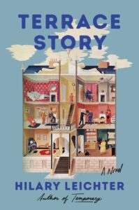 Cover of "Terrace Story" (a cross-section of a dollhouse-like apartment building)