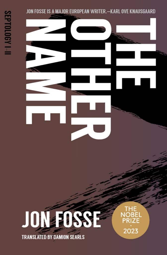 Cover of THE OTHER NAME, the title sideways with a brush swipe