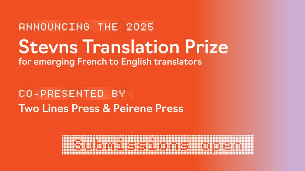 Stevns Translation Prize 2025