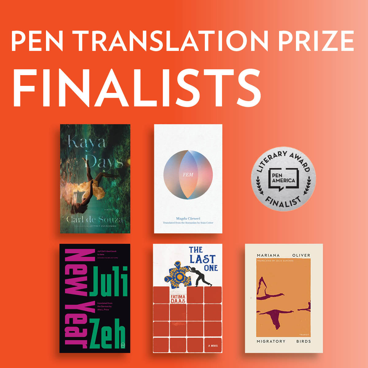 PEN Translation Prize Finalists in Conversation