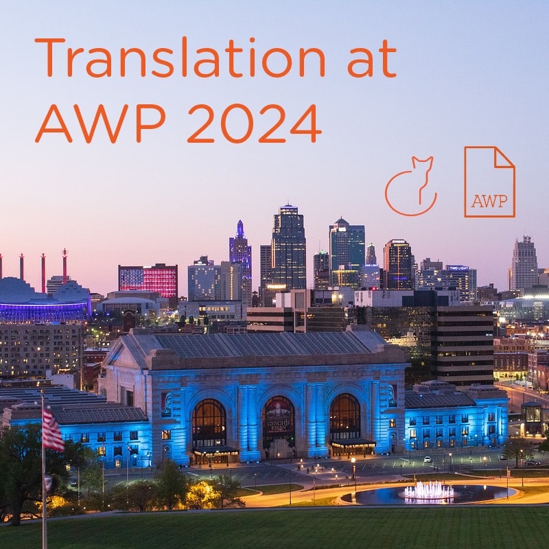 Translation events at AWP 2024!