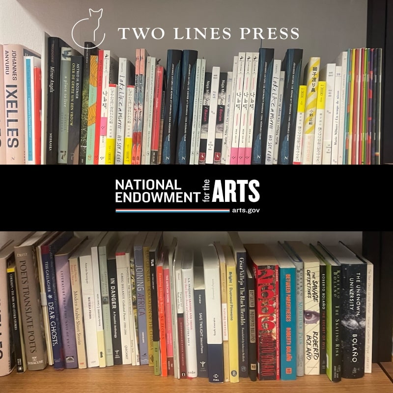 Two Lines Press awarded National Endowment for the Arts grant!