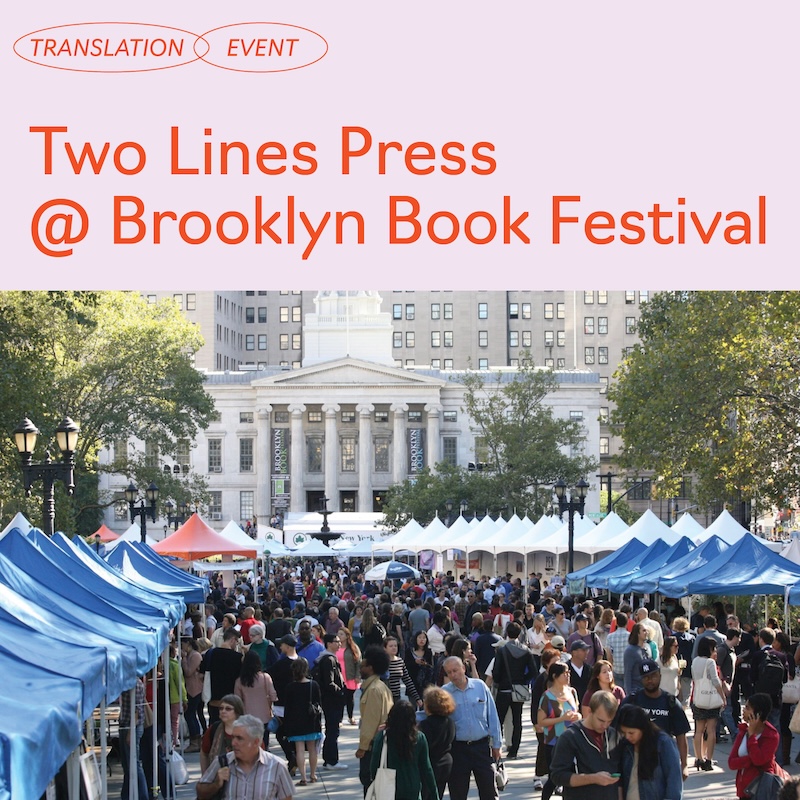 Two Lines Press @ Brooklyn Book Festival 2025