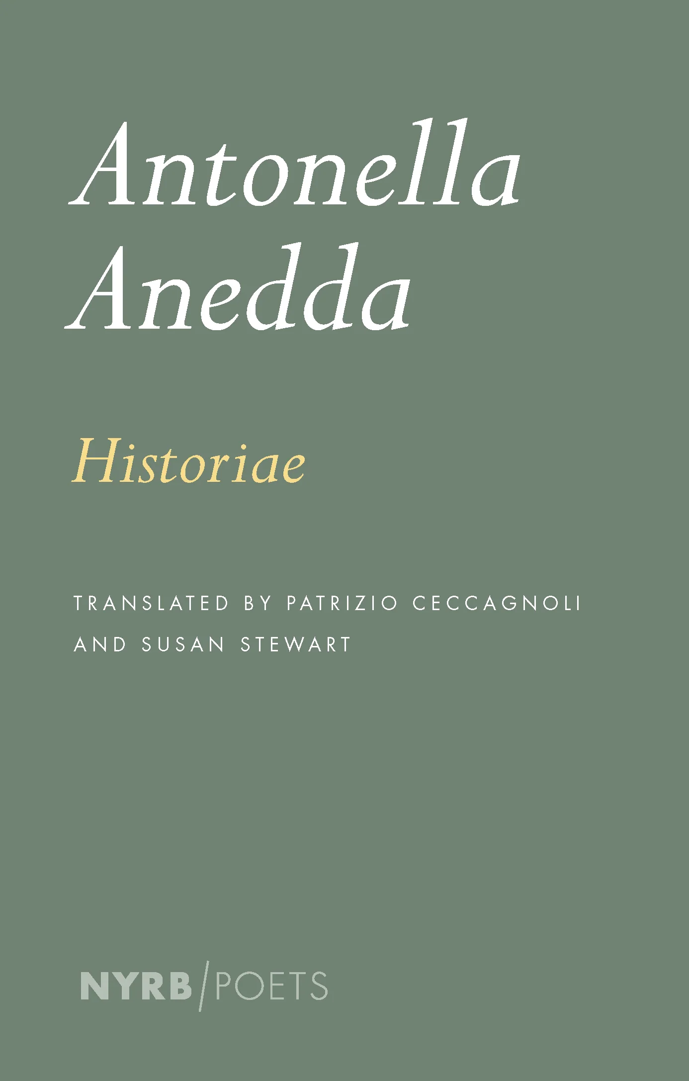 Antonella Anedda book cover.