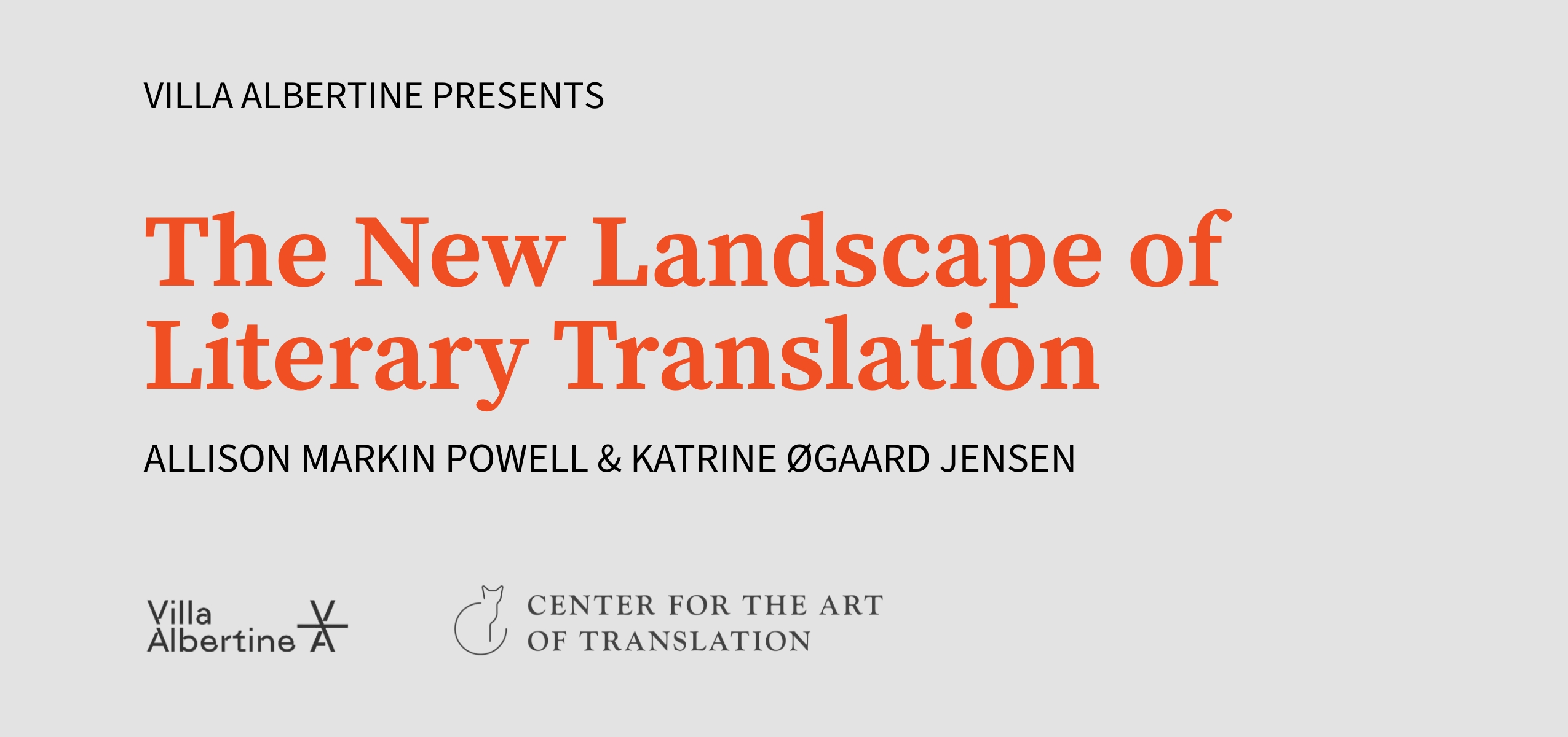 Villa Albertine presents The New Landscape of Literary Translation