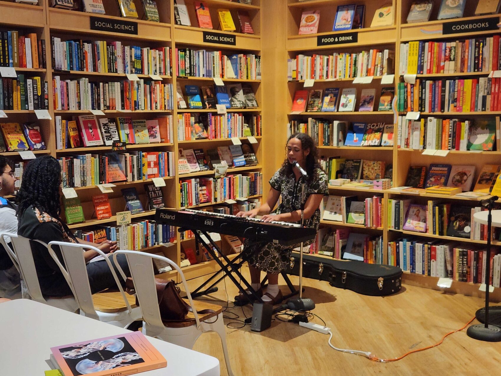 Windafire's opening musical performance at White Whale Bookstore